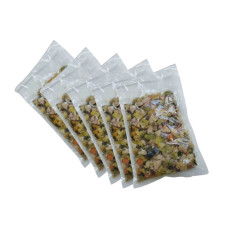Comida Natural para Cães Congelada - Carne Bovina - Kit 5 Pacotes - Total 1,250 kg